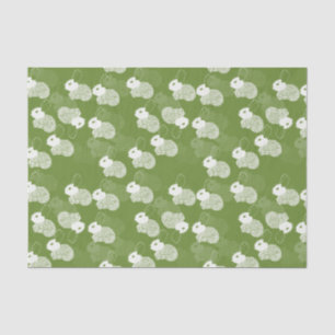 Papel De Seda Blancanieves en verde
