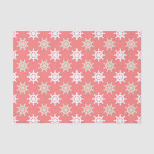 Papel De Seda Blanco de color topo y el coral envía el modelo