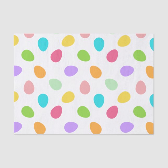 Papel De Seda Blanco de huevos básicos (Anverso)