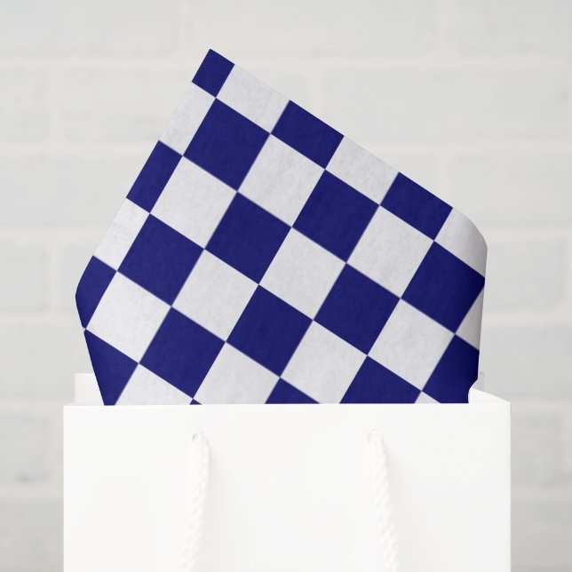 Papel De Seda Blanco de la marina de control (Bolsa de regalo)