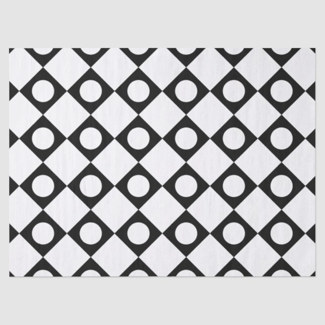 Papel De Seda Blanco de Mod Retro 60 (Anverso)