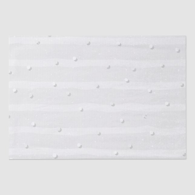 Papel De Seda Blanco Natural con Patrón (Anverso)