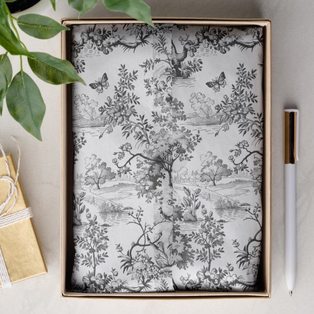 Papel De Seda Blanco y Negro Vintage  (Subido por el creador)