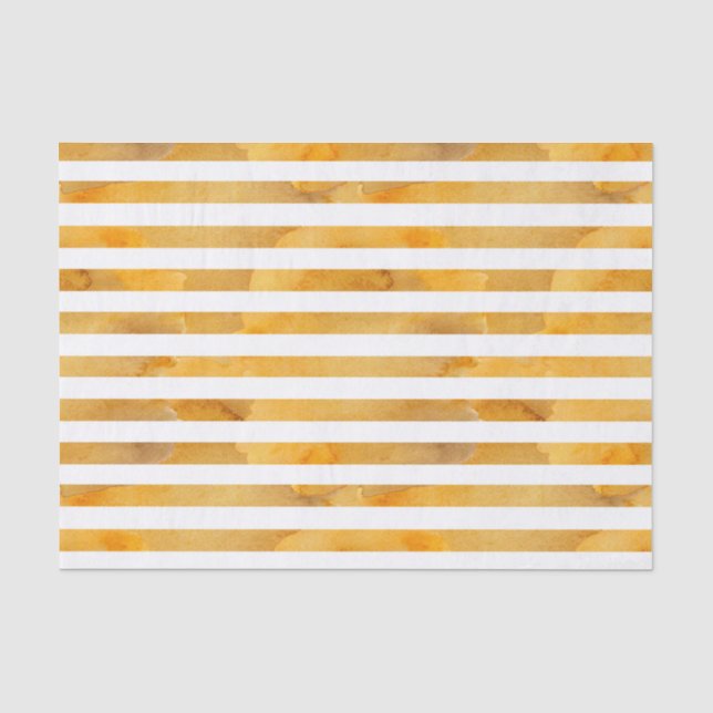 PAPEL DE SEDA BLANCO Y ORO CON HOJAS DE CAÍDA (Anverso)