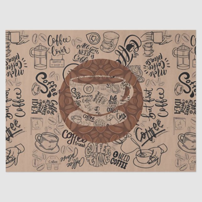 Papel De Seda Bliss Coffee Art (Anverso)
