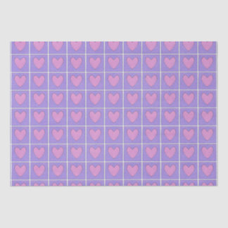 Papel De Seda Bloque de madera Heart Applit Quilt