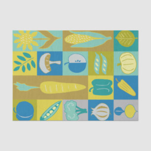 Papel De Seda Bloques de vegetación II