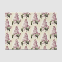 Papel De Seda Blossom de lino púrpura botánico antiguo