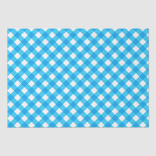 Papel De Seda Blue Baby Boy Gingham Checkered Baby
