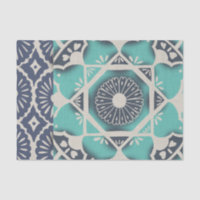 Blue Batik Tile II