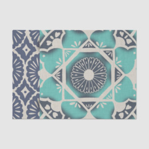 Papel De Seda Blue Batik Tile II