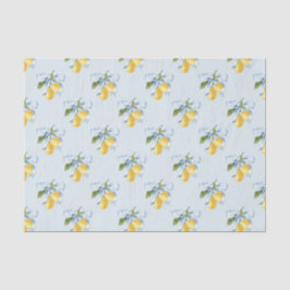 Papel De Seda Blue Bow Lemons