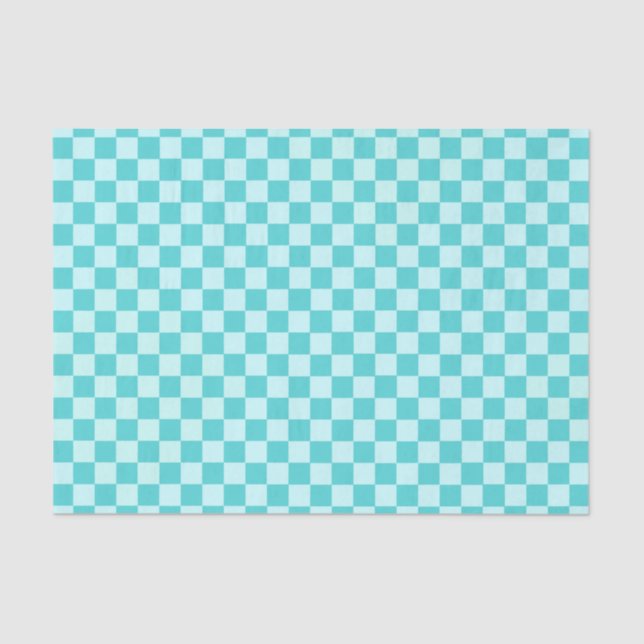 Papel De Seda Blue Combination Classic Checkerboard de STaylor (Anverso)