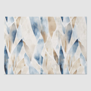 Papel De Seda Blue Cream Sea Sand Ocean Serenity