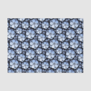 Papel De Seda Blue Daisy