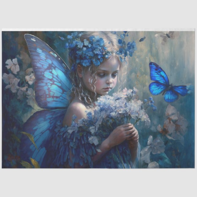 Papel De Seda Blue Fairy (Anverso)