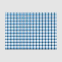 Papel De Seda Blue Gingham Check