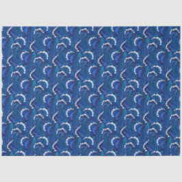 Papel De Seda Blue Illustrated Lily of Valley Decoupage