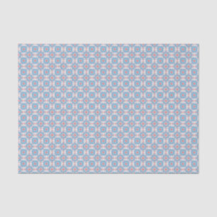 Papel De Seda Blue Kaleidoscope Pattern