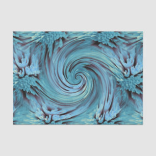 Papel De Seda Blue Lily Pad Ocean Wave Girls Birday Party