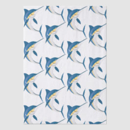 Papel De Seda Blue Marlin Fish 