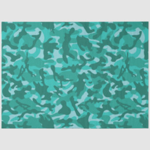 Papel De Seda Blue Persian Camouflage Tissue Paper