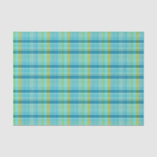 Papel De Seda Blue Plaid by Shirley Taylor