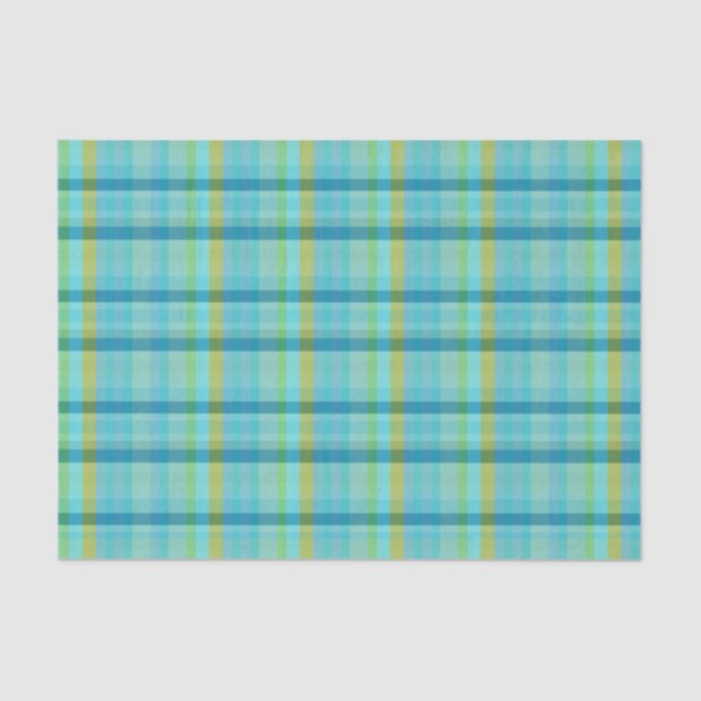 Papel De Seda Blue Plaid by Shirley Taylor (Anverso)