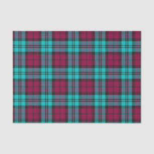 Papel De Seda Blue Red Campbell Tartán Blackwatch Plain