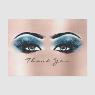 Papel De Seda Blue Spark Blue White Metallic Gracias Ojos