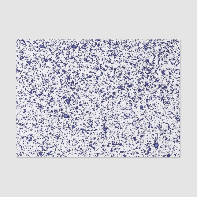 Papel De Seda Blue Sparkle-White (Anverso)