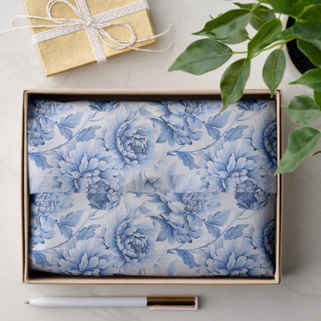 Papel De Seda Blue Toile de Jouy (Regalo )