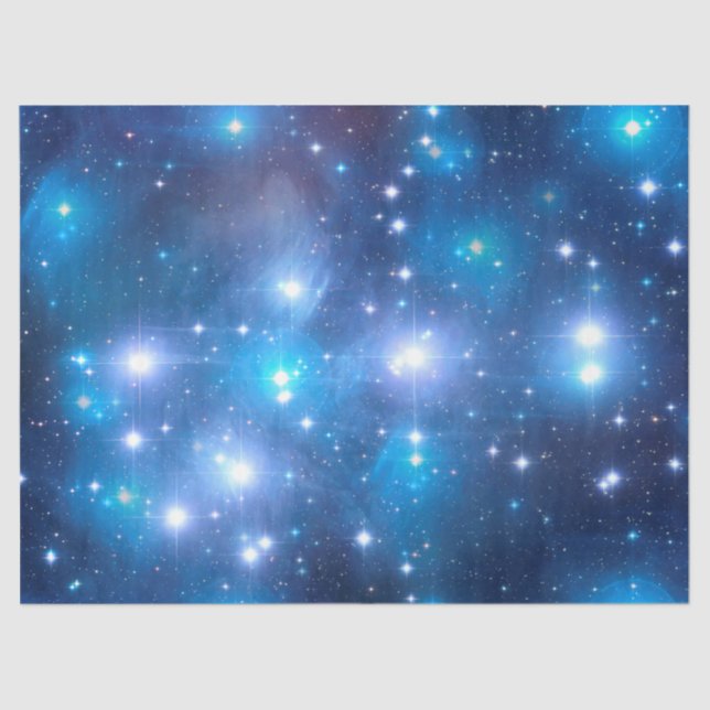 Papel De Seda Blue Universe Stars + tus ideas (Anverso)