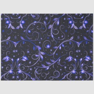 Papel De Seda Blue Vines deja Navidades de estrellas