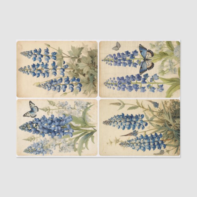Papel De Seda Bluebells (Anverso)