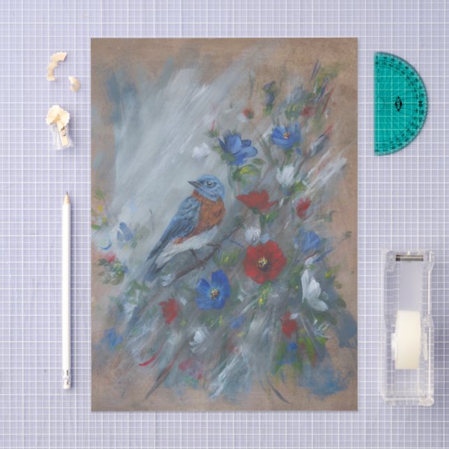 Papel De Seda Bluebird USA  (Artesanía)