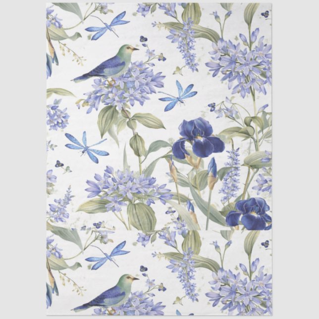 Papel De Seda BlueBirds  (Anverso)