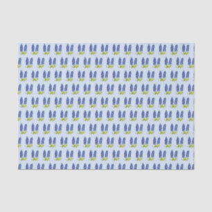 Papel De Seda Bluebonnets Texas Flores silvestres Florales Acuát