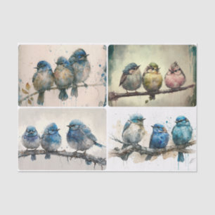 Papel De Seda Blues del día lluvioso