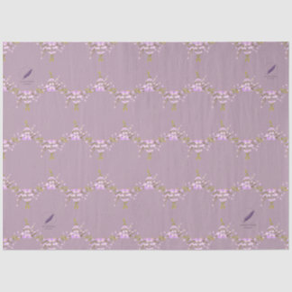 Papel De Seda Blumen mauve Mel Mae Schmidt Stationery