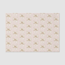 Papel De Seda Blush Cream Hearts Bows Birthday