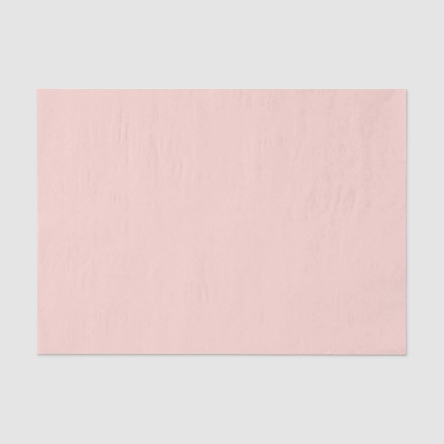 Papel De Seda Blush Rosa Moderno Elegante Monocromo (Anverso)