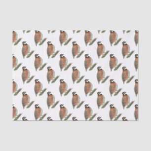 Papel De Seda Bobwhite Quail Rooster