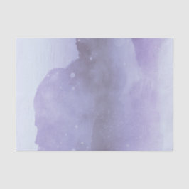 Papel De Seda Boda de Acuarela Morada Lavanda Moderna