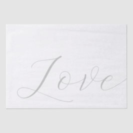 Papel De Seda Boda de amor elegante