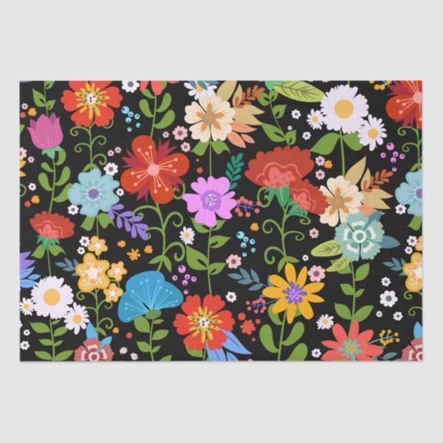 Papel De Seda Boda de arte folclórico de México (Anverso)