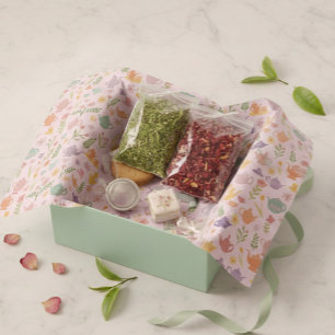 Papel De Seda Boda de Fiesta del Té Pascua Primavera Floral Colo
