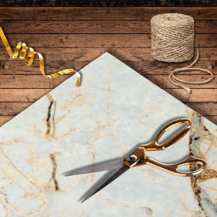 Papel De Seda Boda de mármol beige moderno con incrustaciones ma