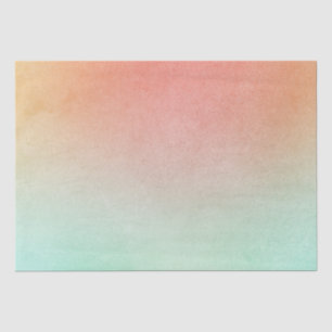 Papel De Seda Boda de menta melocotón naranja