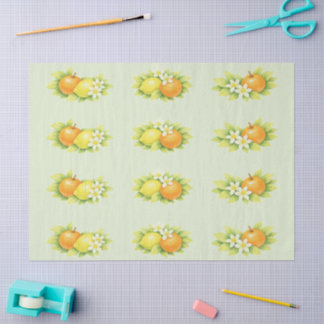 Papel De Seda Boda de Naranja y Limón en Jardín de Cítricos